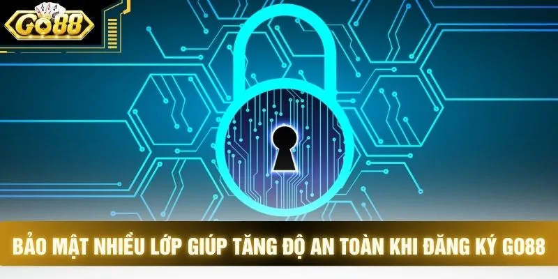 Bảo mật nhiều lớp giúp tăng độ an toàn khi đăng ký GO88
