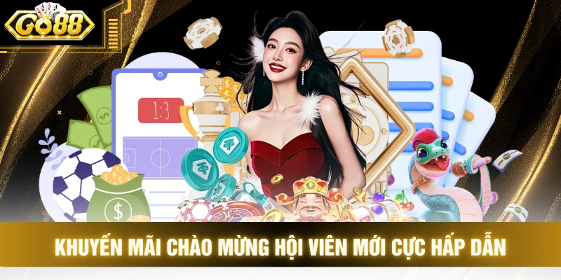 Khuyến mãi chào mừng hội viên mới cực hấp dẫn
